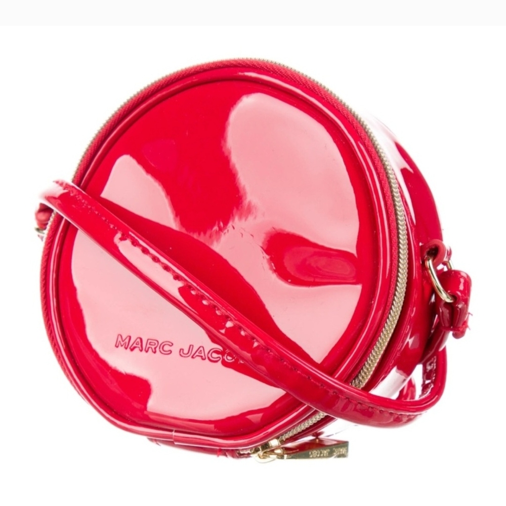 Marc Jacobs Red Patent Leather 4" Mini Crossbody Bag